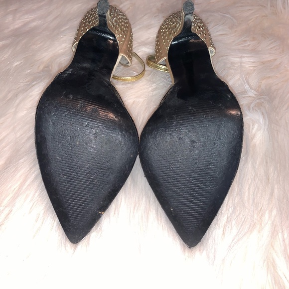 Carlos Santana Gaia Glitter & Glitz Pointy Toe Heels - Picture 6 of 8